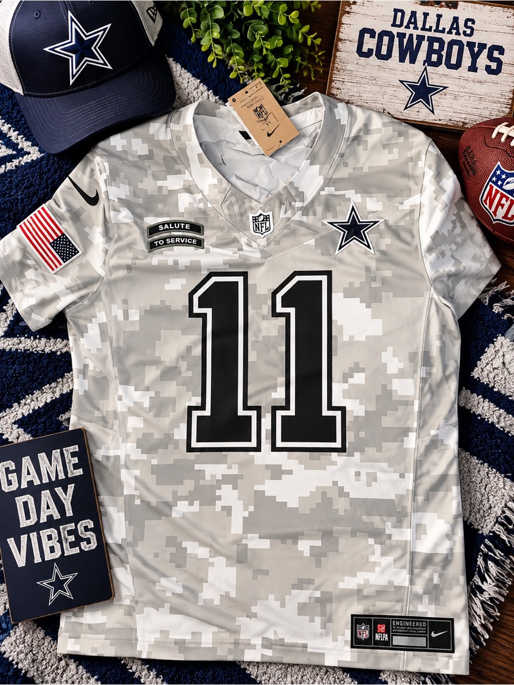 Nike Dallas Cowboys Micah Parsons #11 Salute to Service Jersey